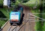 Cobra 2821 und 2815 und fahren als Lokzug die Gemmenicher-Rampe hoch aus Richtung  Aachen-West und fahren in Rchtung Montzen/Belgien und fahren  gleich in den Gemmenicher-Tunnel hinein.
Aufgenommen in Reinartzkehl bei Gegenlicht am 8.6.2012.