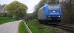 185 510-5 von Railtraxx kommt von einer Schubhilfe vom Gemmenicher Tunnel zurück nach Aachen-West.