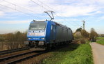 Ein Nachschuss von der 185 510-5 von Railtraxx kommt von einer Schubhilfe vom Gemmenicher Tunnel zurück nach Aachen-West.