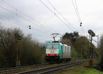 Die Cobra 2838 kommt als Lokzug von Aachen-West nach Belgien und fährt die Gemmenicher-Rampe hoch.