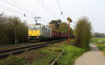 186 341-4  der Euro Cargo Rail kommt aus Richtung Aachen-West und fährt die Gemmenicher-Rampe hoch mit einem Kurzen Schrottzug aus Köln-Kalk(D) nach Genk-Goederen(B) und fährt in