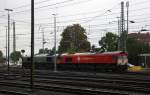 Zwei Class 66 PB03  Mireille  von Crossrail und die DE6307 von DLC Railways rangiern in Aachen-West.