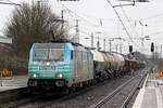 Rpool 186 454 in Diensten von Lineas in Emmerich 15.2.2024