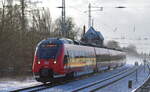 DB Regio AG, Region Nordost mit '442 335' als RB24 nach Eberswalde Hbf. am 20.01.22 Berlin-Buch.