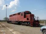 ALL 5238 (EMD SD40-2): einst auf US-amerikanischen Normalspurgleisen, jetzt generalberholt auf Schmalspurdrehgestellen in Curitiba - 02/09/2007