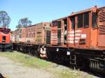 Henningsdorfer Dieselloks als Schrott/Ersatzteilspender abgestellt in der Zentralwerkstatt in Curitiba (Foto genehmigt whrend off.