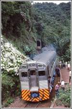 An der schnsten Stelle in der Sierra Verde gibts einen Fotohalt mit dem Pullman Zug. (Archiv 02/1979)