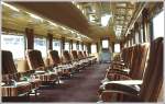 Innenansicht des Pullman-Schlusswagens. Entschuldigt die Qualitt der Dia-Scans. (Archiv 03/1979)