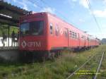 Trem da srie 4800 estacionado na plataforma da Parada Amador Bueno na linha 8 - Diamante da CPTM no municpio de Itapevi, na regio metropolitana de So Paulo.