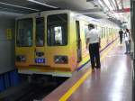 Pekinger U-Bahn - schnellstes innerstdtisches Verkehrsmittel, da auf den Straen stndig starker Stau herrscht.