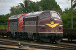 Zwei  Vertreter der NoHAB Diesellokomotiven MY in Coswig.05.06.2020 14:33 Uhr.