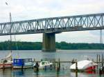 Mir unbekannte Nohab auf der Kleinbeltsbrcke zwischen Middelfart und Fredericia.