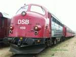 Die letztgebaute DSB-My, aufgenommen im Eisenbahnmuseum Odense. Zug war zu den 2010er August-Feierlichkeiten im Einsatz.
