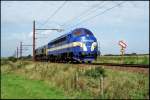 Contec Rail ApS MY 1158 und CBRail Leasing 266 453-0 (vermietet an CFL Cargo Danmark ApS)  hmmern  am 13.09.2011 als CF 7239 von Taulov nach Padborg bei Frhus durch Jtland.