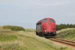 MY28 (DSB MY 1152) der Midtjyske Jernbaner mit eine Lokfahrt Lemvig-Rønland bei Vrist am 10-8-2015.
