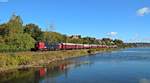 Die DSB Mz 1401 (Museumslok der Jernbane) fuhr am 8.10.17 im auftrag des Jernbanemuseet Odense den Überführungszug VM6314 (Randers - Bramming) auf die Minute genau durch Kolding (Jens Holms