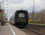 DSB IC 3 5286 in Fahrtrichtung Hamburg. Aufgenommen am 13.04.2012 in Jbeck.