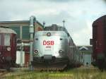 August 2010 im Eisenbahnmuseum Odense auf Fyn : Der 601 Verwandte von MAN, DSB MA zeigt sich whrend des Eisenbahn-Festes in einem kurzen Sonnen-Spot.