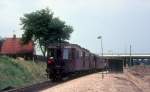 DSB Lokalbahn København L - Farum (Hareskovbanen): Mo 1843 Haltepunkt Skovbrynet am 12. Juli 1973. - Heute fahren hier die Kopenhagener S-Bahnlinien A und H.