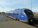 Sonntagsruhe im Bahnhof von Skagen an der Nordspitze Dnemarks. 28.10.2012.