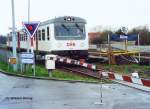 4036/4236 aus Esbjerg kommend bei Einfahrt in Ribe - Mrz 2002
