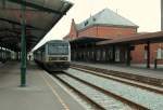 DSB MR 4026 (Regionalzug nach Aarhus über Kolding, Fredericia, Vejle und Skanderborg) Bahnhof Esbjerg am 26.