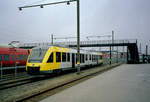 Lokalbanen: Ein LINT 41 steht am 13. Februar 2007 im Bahnhof Hillerød abgestellt. - Scan eines Farbnegativs. Film: Kodak Gold 200-6. Kamera: Leica C2.