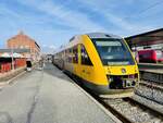 Lint 41 Triebwagen am Bahnhof Hillerød nördlich von Kopenhagen.