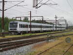 Ein abgestellter MR und ein MRD,am 23.Juni 2021,in Padborg:4037 und dahinter 4228.