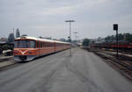 Gribskovbanen (GDS): Ein Dieseltriebzug (ein sogenannter Y-Zug) verlässt am 27.