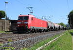 DB 185 177-3 mit einem G�terzug Richtung Fulda, am 26.05.2026 in Ludwigsau-Friedlos.