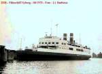 DSB - Ist des alte Fhrschiff  Nyborg  im Sommer 1978 noch in Dienst als Reserve oder ganz ausser Betrieb ?  Kann jemand mir sagen.  Dieses Bild habe ich warscheinlich in Nyborg selbst aufgenommen aber ich bin nicht mehr sicher.
Foto : Jean-Jacques Barbieux 