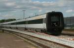 DSB IC3 5032  Carl af Rise  als IC 149/18149 von Kopenhagen/Kastrup nach rhus am 18.5.2008 in Horsens.