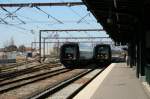 Zwei DSB IR4 2112 + 2114 am 20.4.2008 in Odense.