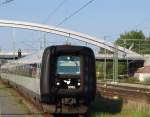 Triebwagen5081 als EC31 von Hamburg Hbf nach Koebenhavn H bei der Einfahrt im Lbecker Hbf.(02.05.09)
Foto I.Pavel