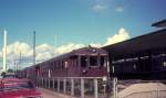 DSB Lokalbahn Kbenhavn L - Farum / Hareskovbanen (Cls + Cl + Mo) Bf Kbenhavn L am 29. August 1970. - Der Bahnhof wurde ab 25. April 1976 aufgegeben, als die Lokalbahn bis Bf Svanemllen umgeleitet wurde.