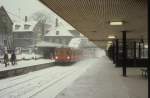 Kbenhavn / Kopenhagen DSB S-Bahnlinie H im Bahnhof Valby am 30.