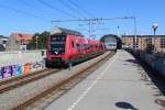 DSB S-Bahn Kopenhagen: Linie F (LHB/Siemens-SH 4715) S-Bahnhof Nørrebro am 24.