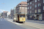 Århus / Aarhus Århus Sporveje SL 2 (Tw 15) Frederiks Allé am 27. Juli 1968. - Scan von einem Farbnegativ. Film: Kodacolor X.