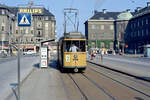 Århus / Aarhus Århus Sporveje SL 2 (Tw 1) Banegårdspladsen im August 1968.