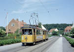 Århus / Aarhus Århus Sporveje SL 2 (Tw 14) Århus N, Marienlunds Allé am 8. August 1969. - Scan eines Farbnegativs. Film: Kodak Kodacolor X.