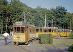 Århus / Aarhus Århus Sporveje SL 1 (Tw 13) Århus N, Marienlund (Endstation der beiden Straßenbahnlinien 1 und 2) am 8. August 1969. - Scan eines Farbnegativs. Film: Kodak Kodacolor X.