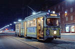 København / Kopenhagen Københavns Sporveje SL 6 (DÜWAG-GT6 808) København Østerbro, Lyngbyvej / Hans Knudsens Plads am 28. Juli 1968.