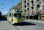 København / Kopenhagen Københavns Sporveje SL 16 (DÜWAG-GT6 858) København NV, Frederiksborgvej / Frederikssundsvej im August 1968.