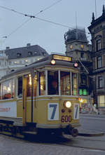 København / Kopenhagen Københavns Sporveje SL 7 (Tw 600) København K, Frederiksstaden, Kongens Nytorv am 1.