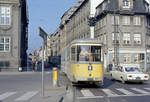 København / Kopenhagen Københavns Sporveje SL 6 (DÜWAG-GT6 811) København K, Stadtzentrum, Kongens Nytorv / Bredgade / Nyhavn am 5. April 1969. - Scan eines Farbnegativs. Film: Kodak Kodacolor X. 