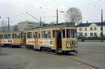 København / Kopenhagen Københavns Sporveje SL 6 (Tw 572 + Bw 15xx) København Ø, Østerbro, Hans Knudsens Plads am 24.