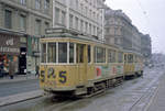 København / Kopenhagen Københavns Sporveje SL 5 (Tw 568 + Bw 15**) København K, Frederiksborggade / Nørre Farimagsgade am 25. März 1970. - Scan eines Farbnegativs. Film: Kodak Kodacolor X.