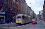 København / Kopenhagen Københavns Sporveje SL 16 (DÜWAG/Kiepe-GT6 857) København V, Vesterbro, Gasværksvej / Istedgade am 24.