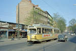 København / Kopenhagen Københavns Sporveje SL 5 (DÜWAG/Kiepe-GT6 852) Brønshøj, Frederikssundsvej am 10.